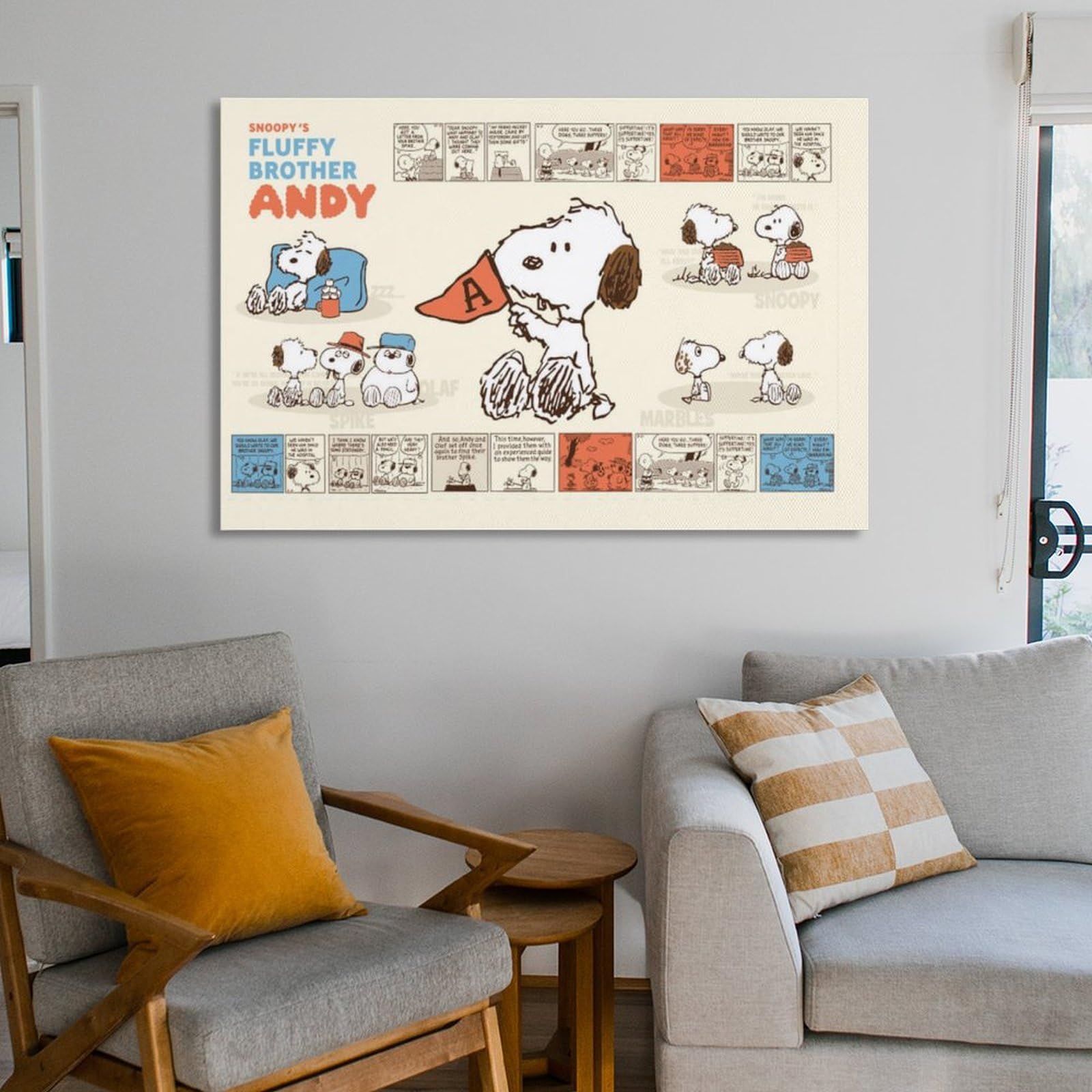 Amazon.co.jp: スヌーピー アンディ アートポスター 飾り絵 かわいい